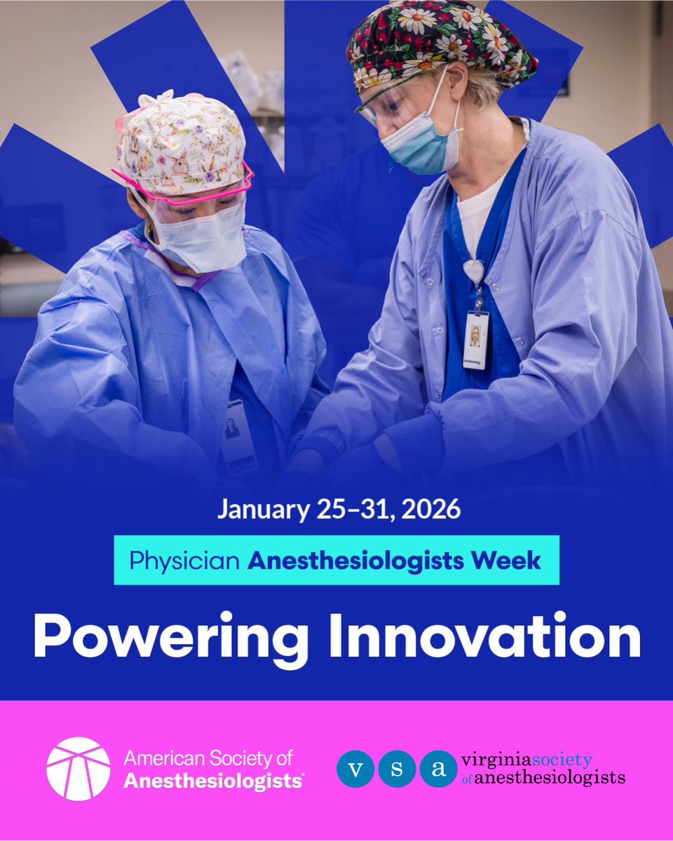 Virginia Society of Anesthesiologists tweet media