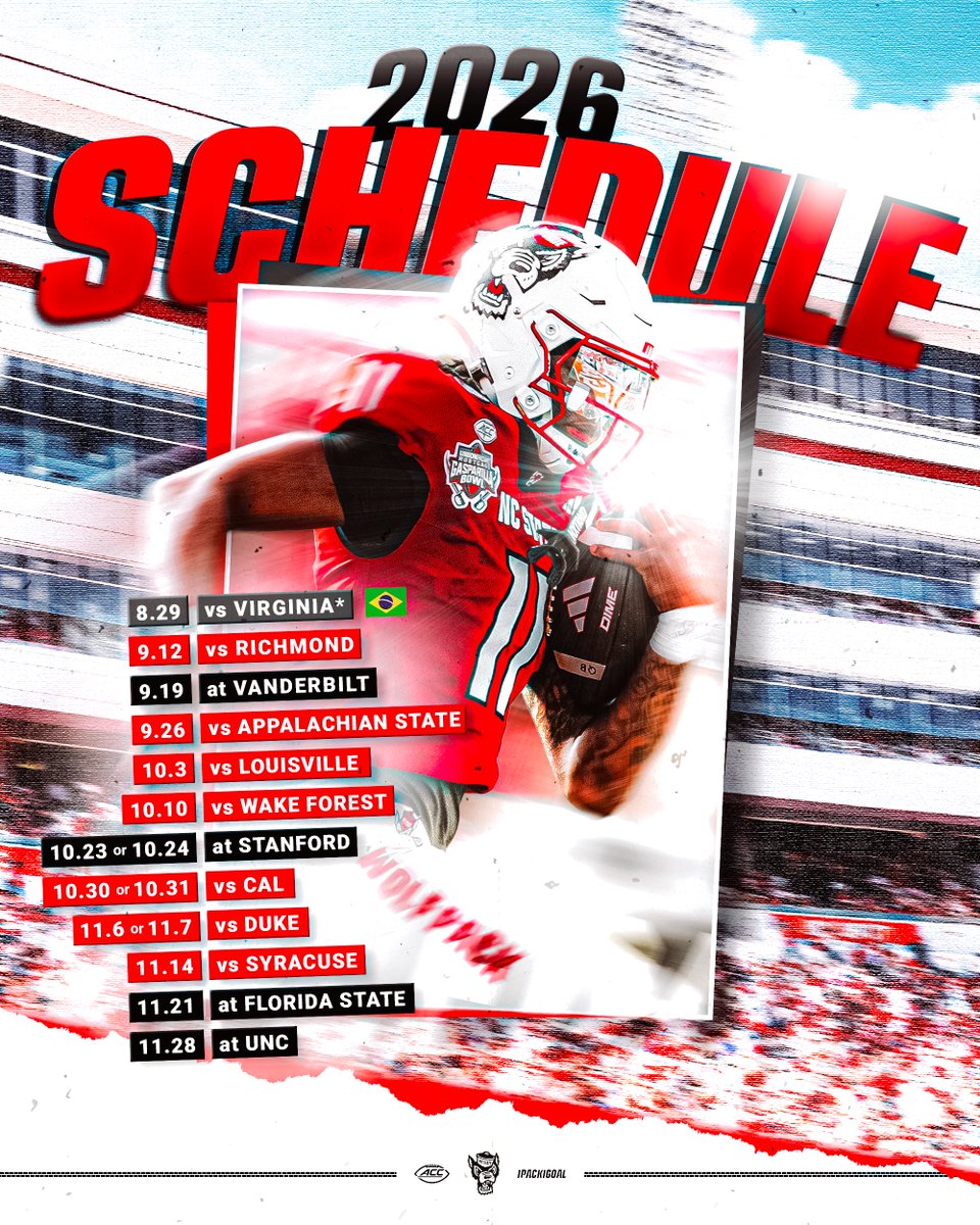 PackFootball's tweet image. Is it football season yet?

Our full 2026 schedule 🗓️

📰: bit.ly/49V9Yvx