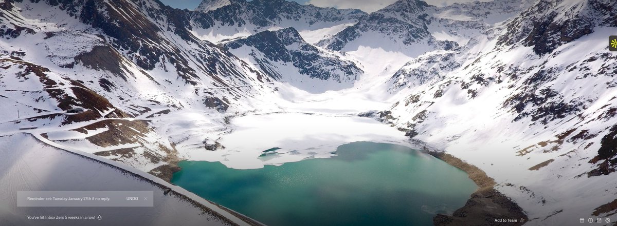 BullStern's tweet image. Inbox zero five weeks in a row. Ty @SuperhumanMail