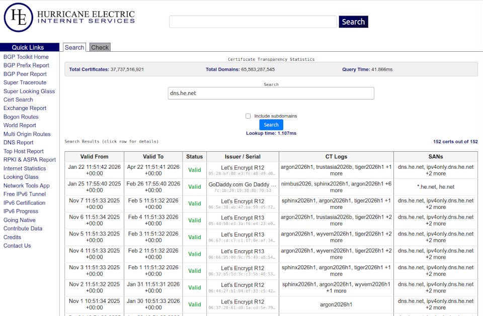 Hurricane Electric tweet media