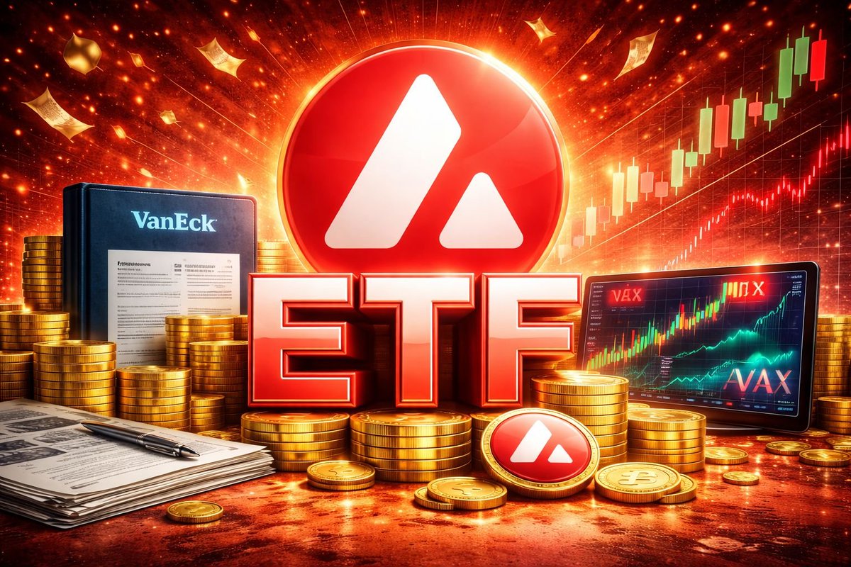 VANECK LAUNCHES AVALANCHE ETF VanEck has launched an Avalanche-focused ETF,  expanding institutional access to the AVAX ecosystem. The launch signals  growing demand for single-asset crypto exposure beyond Bitcoin and Ethereum,  as asset