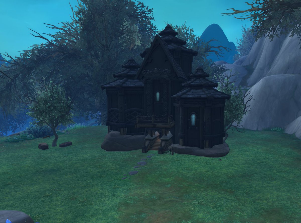 getting started on decorating my wow home again so here's the exterior design <3