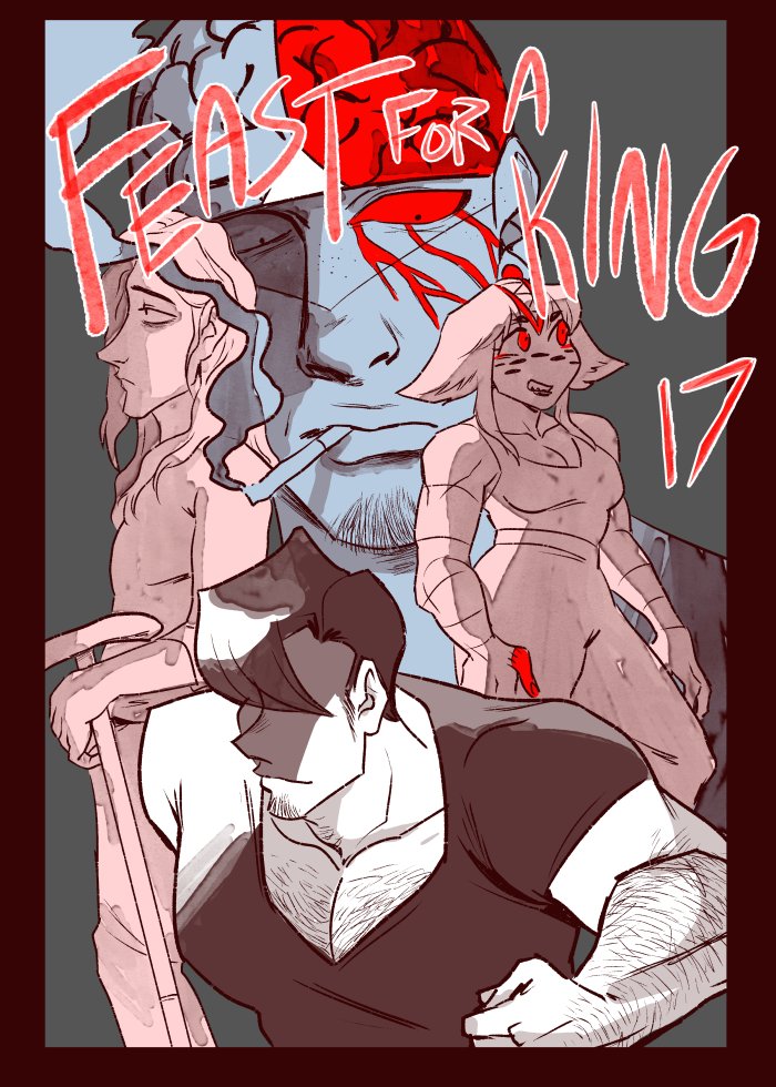 feastforaking's tweet photo. Chapter 17 of FEAST FOR A KING is now available on itchio for download! Thank you so much for supporting the comic!!

https://t.co/42u3WRPA9H https://t.co/MyfP1QkDcB