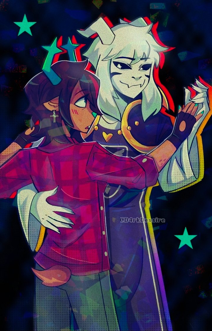 This drawing became one of my favorites tbh ✨
#Dessriel #DELTARUNE