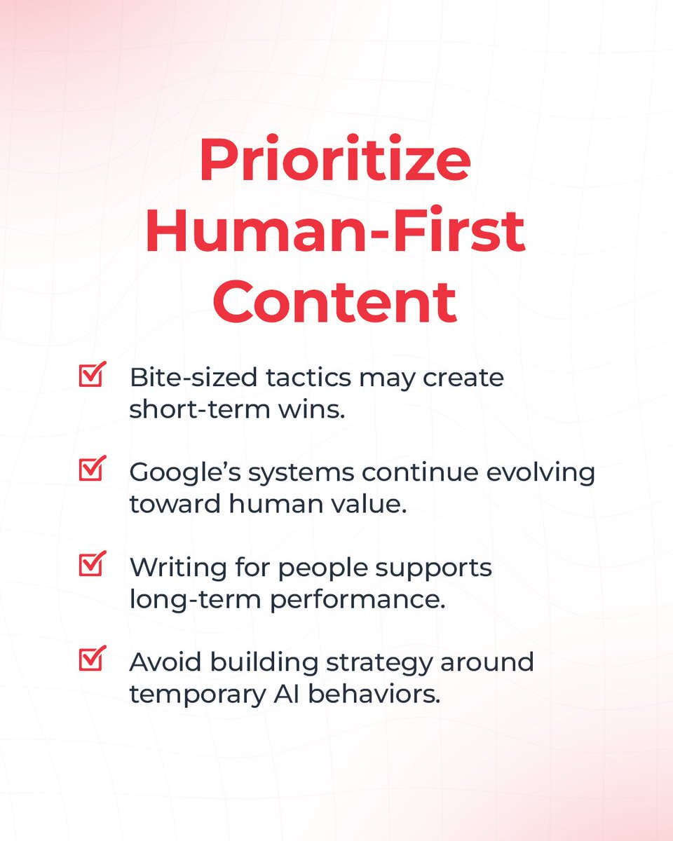 Google shared a clear message for content teams.  

Do not break long-form content into bite-sized chunks just to improve visibility in AI or LLM-driven results.  Danny Sullivan explained that strategies built for perceived AI preferences can be fragile, because ranking systems