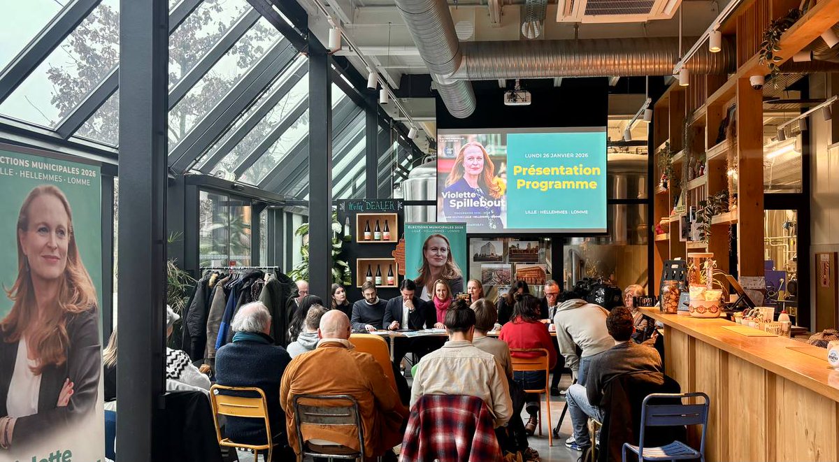 VSpillebout's tweet image. #VIOLETTE2026 #PROGRAMME
📰 Aujourd’hui, avec mon équipe, nous avons présenté notre vision et notre projet pour Lille à la presse.
✅ Nouveau plan de circulation, réforme du stationnement, soutien aux commerçants, sécurité pour tous, éducation et citoyenneté, lutte contre la