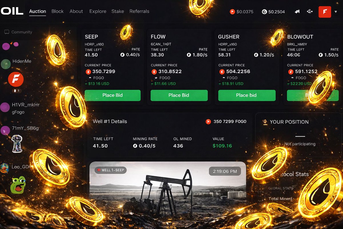 After so many asking “wen test?” — it’s finally here.

Our public testnet is now open. Anyone can jump in and start drilling, exploring the mechanics, and getting a feel for what we’re building.

🔗 wtf.oil.supply

Grab some test FOGO from the faucet, connect, and start