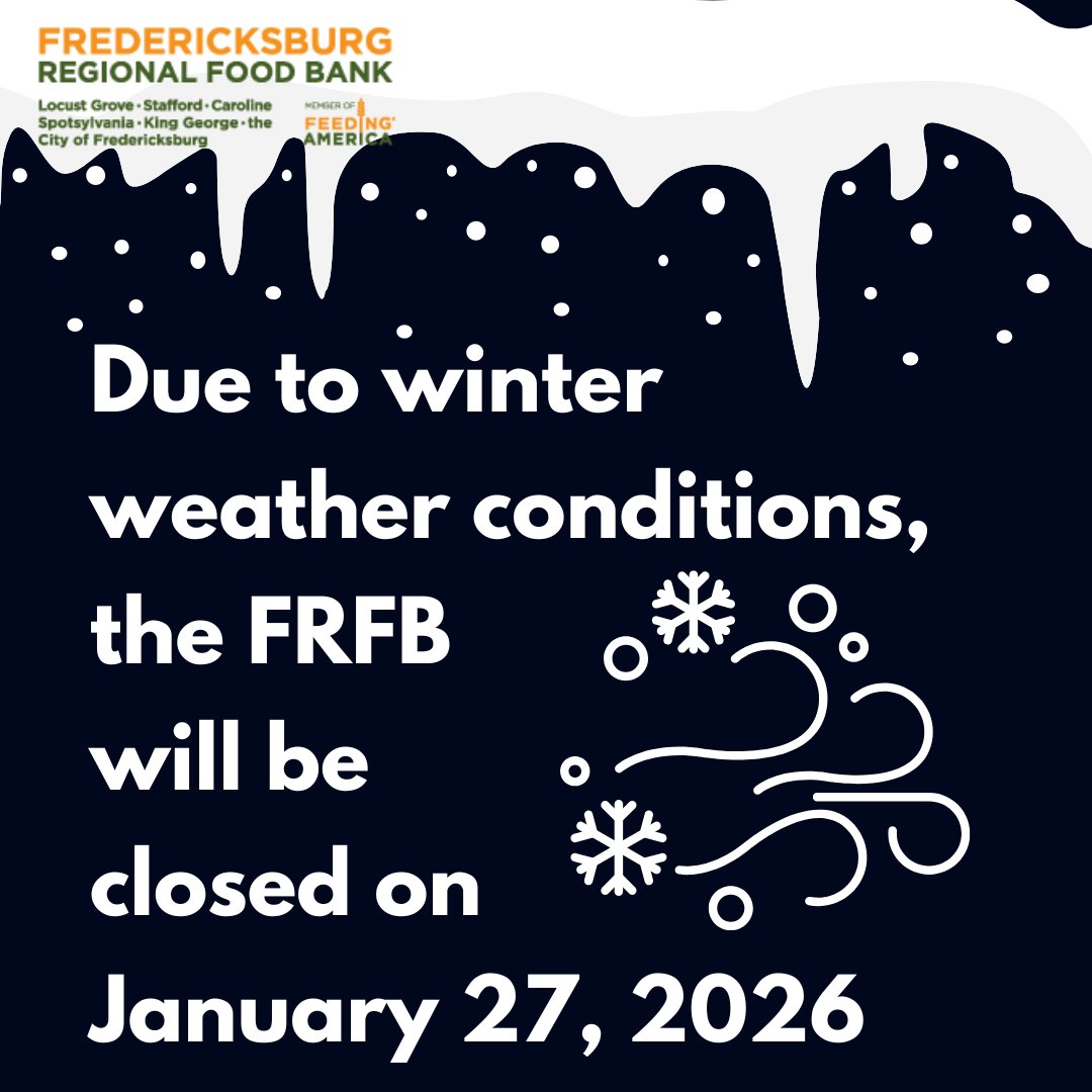 Fredericksburg Regional Food Bank tweet media