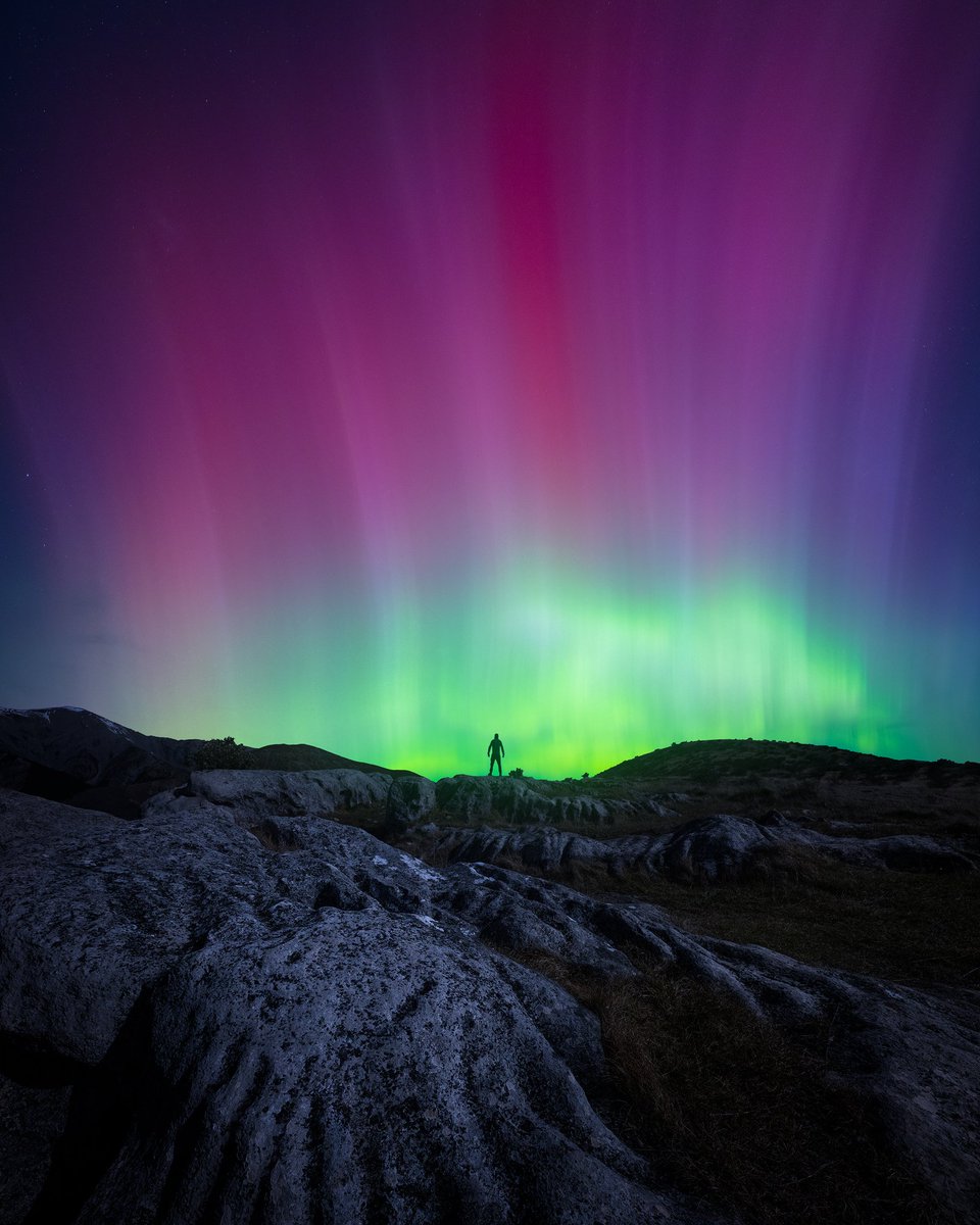 Colours of the Aurora Australis.
New Zealand