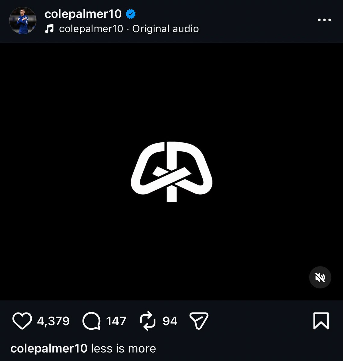 fecking insane logo man, can see the CP and his celly all at once. 10/10