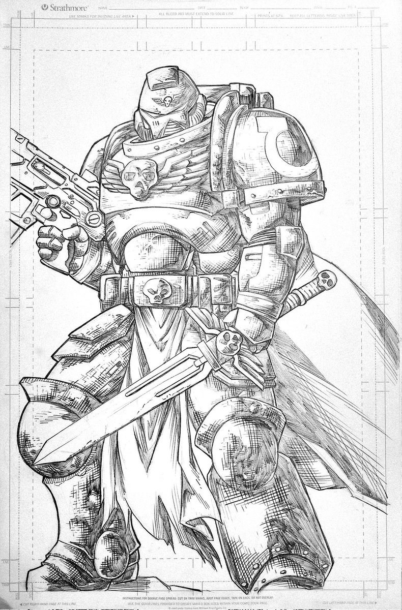 My attempt at a 40k piece!