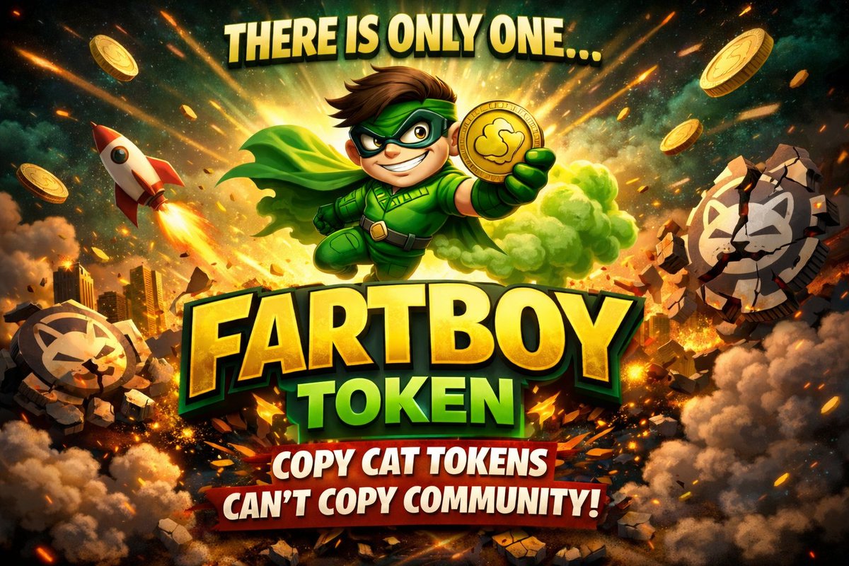 Copycat tokens can't copy community 👊

Long live #fartboy ❤️

I'm pround to be a part of the #fartboy crew, are you?

#solana contract address:
y1AZt42vceCmStjW4zetK3VoNarC1VxJ5iDjpiupump