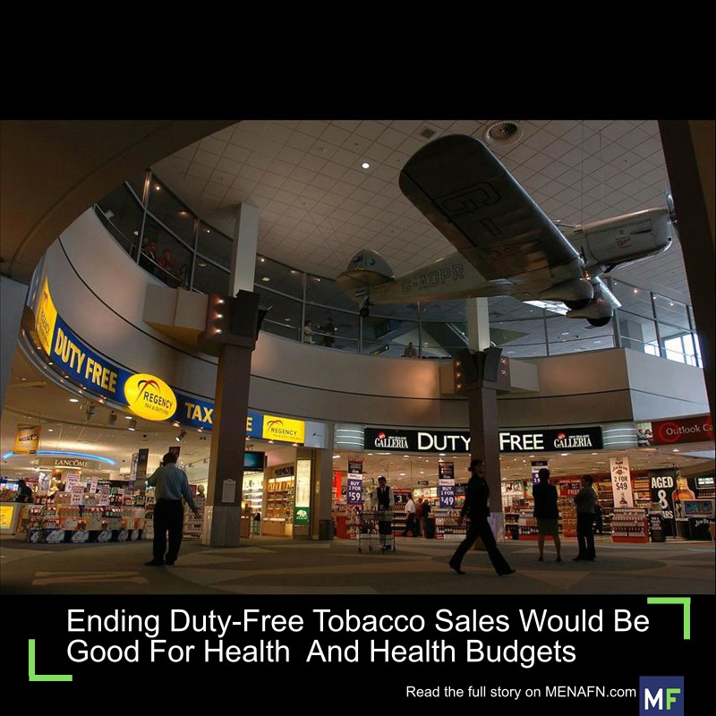 MENAFN's tweet image. Ending Duty-Free Tobacco Sales Would Be Good For Health And Health Budgets #Ending #Duty-Free #Tobacco #Sales #Would #Good #Health #Health #Budgets #Vaccines #Pills #Doctor #Hospital #Pandemic dlvr.it/TQZcm2