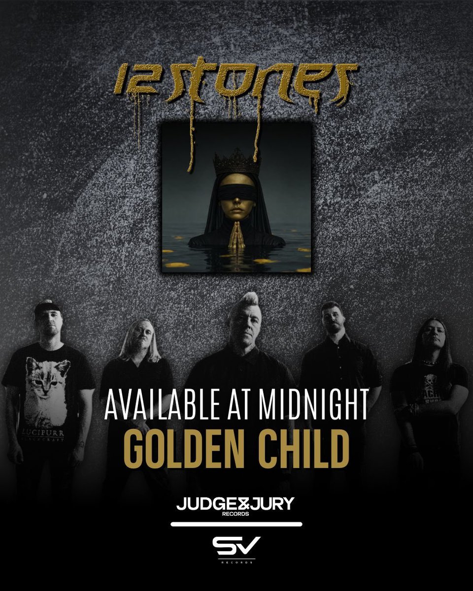 Golden Child will be available at Midnight!
<a href="/12Stones/">12 Stones</a> ‼️🤘🔥