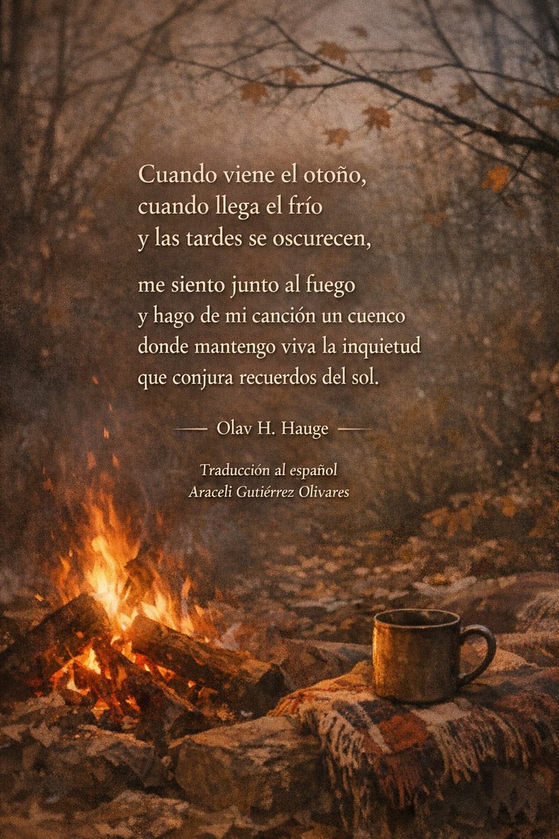 Olav H. Hauge (1908–1994) fue uno de los poetas más queridos y singulares de Noruega, y también una figura profundamente humana y frágil. Vivió casi toda su vida en Ulvik, un pequeño pueblo junto al fiordo de Hardanger, donde trabajó como jardinero y fruticultor. Esa vida