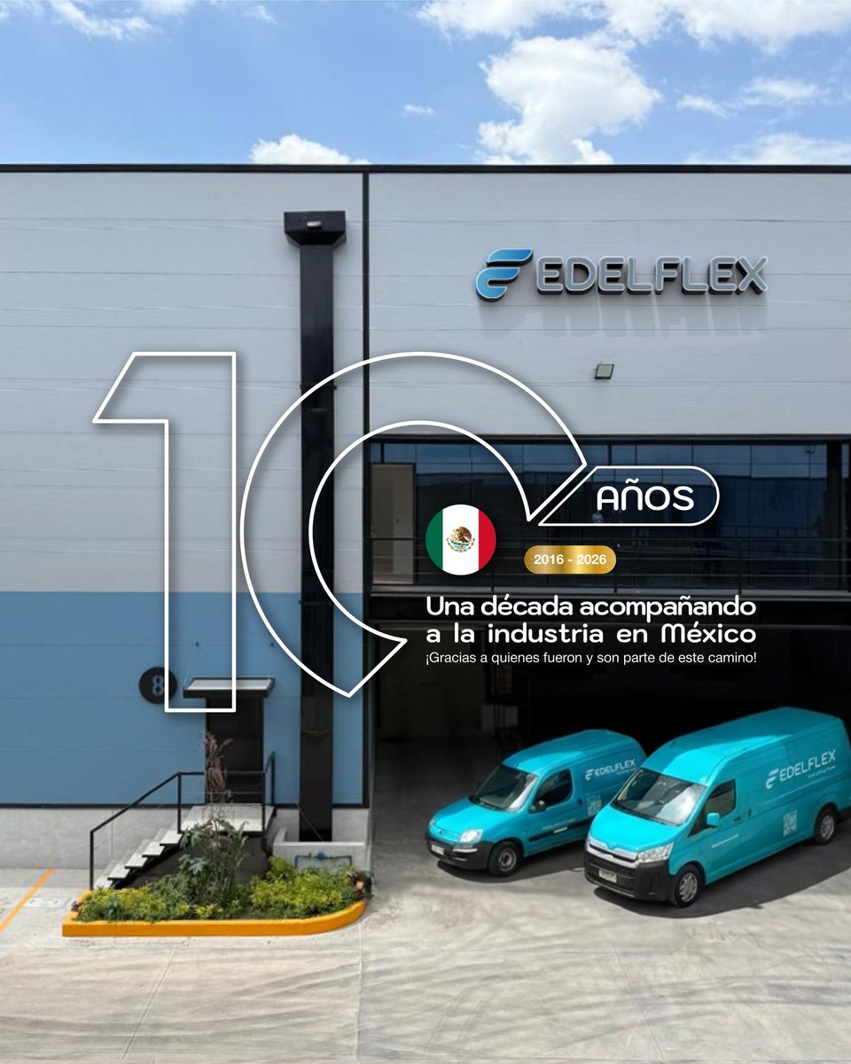 edelflex's tweet image. 10 años creciendo juntos en México

Celebramos una década de nuestra filial en México: 10 años de trabajo, compromiso y crecimiento sostenido. 

Gracias a todos los que forman parte de este camino. ¡Vamos por muchos años más!