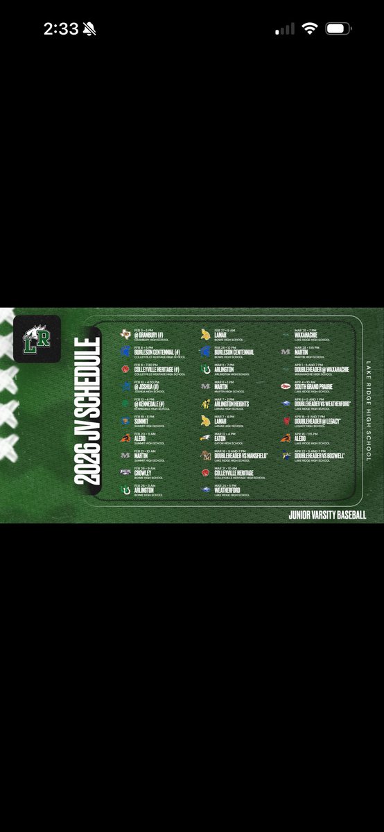 Lake Ridge Baseball tweet media