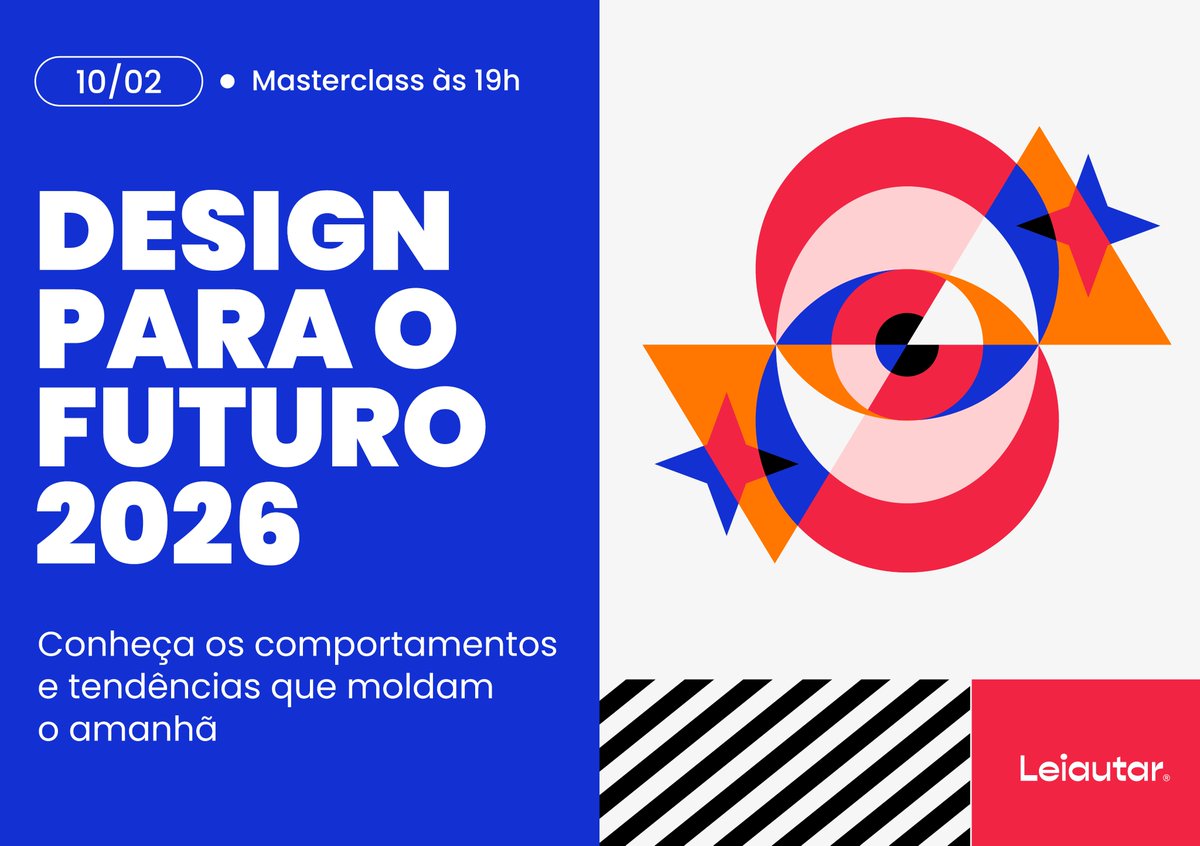itamaraaaa's tweet image. "Legal essa tendência, mas oq isso muda na minha vida?" Se vc já se fez essa pergunta, então essa Masterclass é pra você! Dia 10/02 vai ter a edição 2026 do "Design para o Futuro". Garanta a sua vaga.. é FREE! (link nos coments)