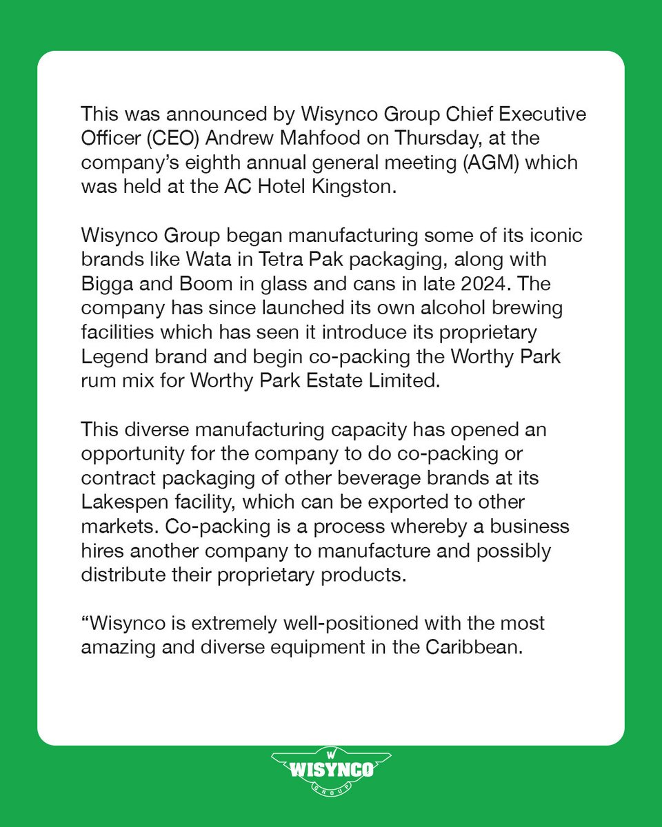 Wisynco Group tweet media