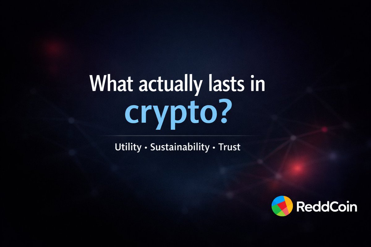 A lot of crypto discussion swings between hype and fear. The projects that  last usually focus on quieter things: • real utility • sustainability •  user trust What do you think matters