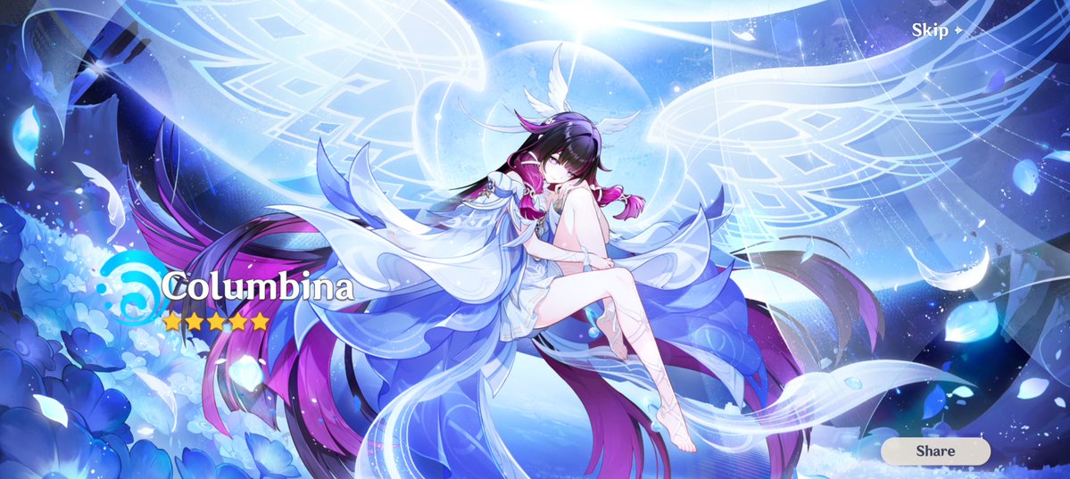 BeareBackPacker's tweet image. I got Columbina!!! #Genshinlmpact