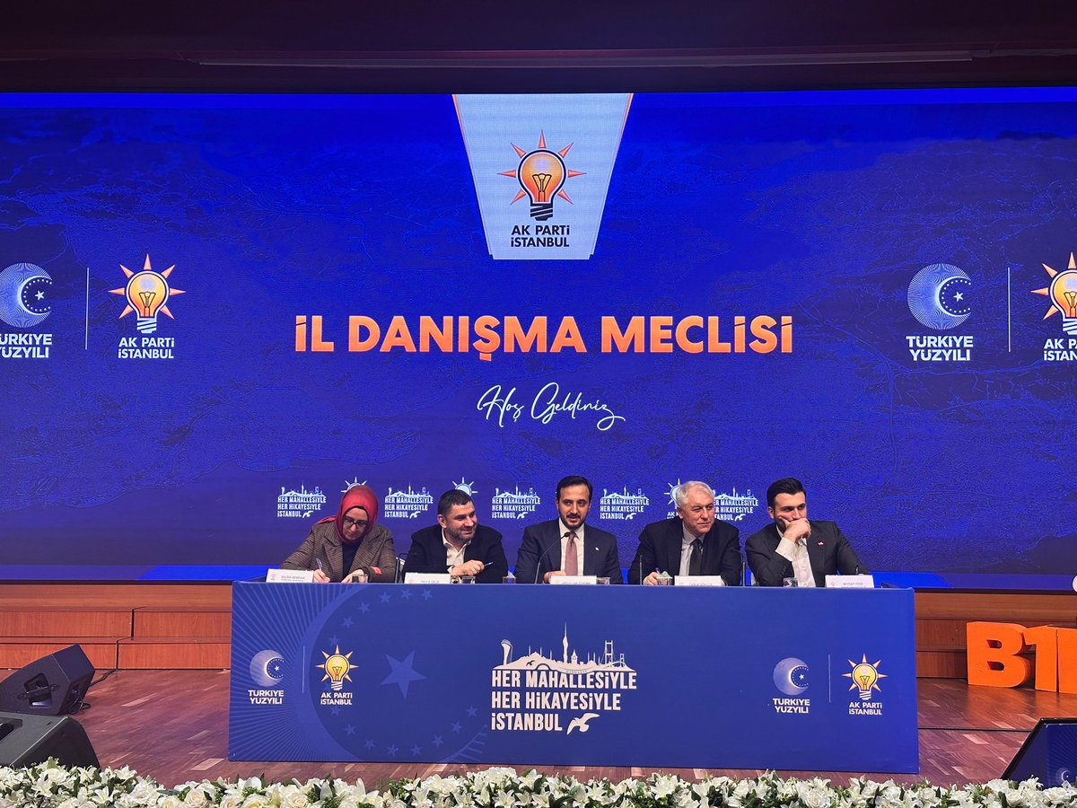 bbismailerdem's tweet photo. İstanbul İl Danışma Meclisine katılım sağladım. Teşkilat gündemli toplantıda güncel iç ve dış siyasi konuları değerlendirdik.
Üye çalışmalarında başarılı olan ilçe teşkilatları açıklandı, tüm teşkilata teşekkür edildi. 
Hedef 2028  2029 Durmak yok,yola devam
@Akparti @akpartiistanbul