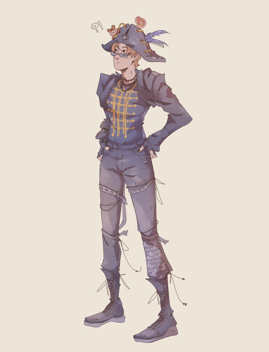 lkunayo's tweet image. #hongjoong : #ATEEZfanart : 🏴‍☠️