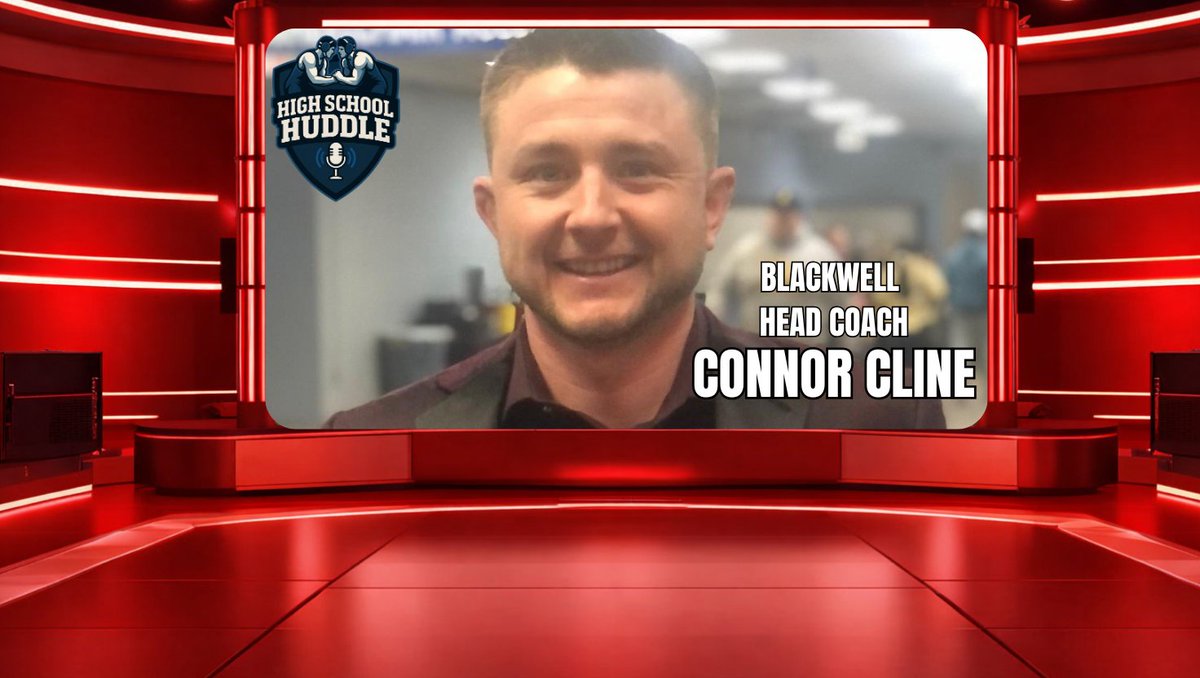 highschoolhudl's tweet photo. The High School Huddle returns tonight with Blackwell head wrestling coach @ConnorCline1. Join the conversation. The High School Huddle is live tonight at 6 p.m. #okpreps https://t.co/rLnTa4p8I9 @Chris_Evans12 @Phil_Exsin @ShawnSilvis165 https://t.co/nwqPMGw7uB