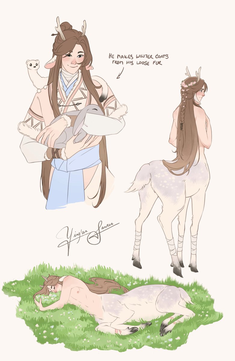 Ying_anSanren's tweet image. Anyone interested in a little bit of DoeLian brainrot? 👀🦌

#XieLian #TGCF