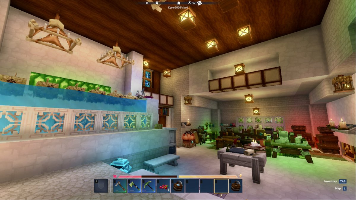 MikeAHorrigan's tweet photo. @Simon_Hypixel My modern home at the spawn point. Still a work in progress. https://t.co/GiHaAMaAEs