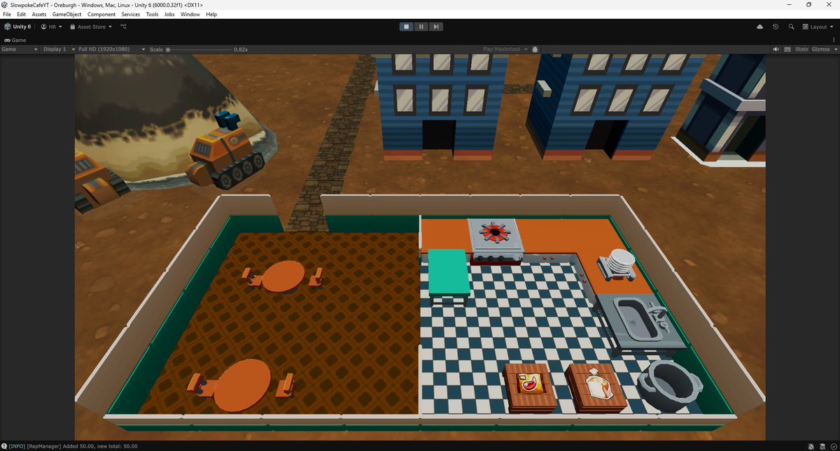 HAVC919's tweet photo. Working on adding levels to Slowpoke cafe, starting with Oreburgh City. However, I think a tavern vibe would be a better fit for the mining town.
#indiedev #gamedev #unity3d #pokemon #pokemonfangame https://t.co/79XFIvGW2S