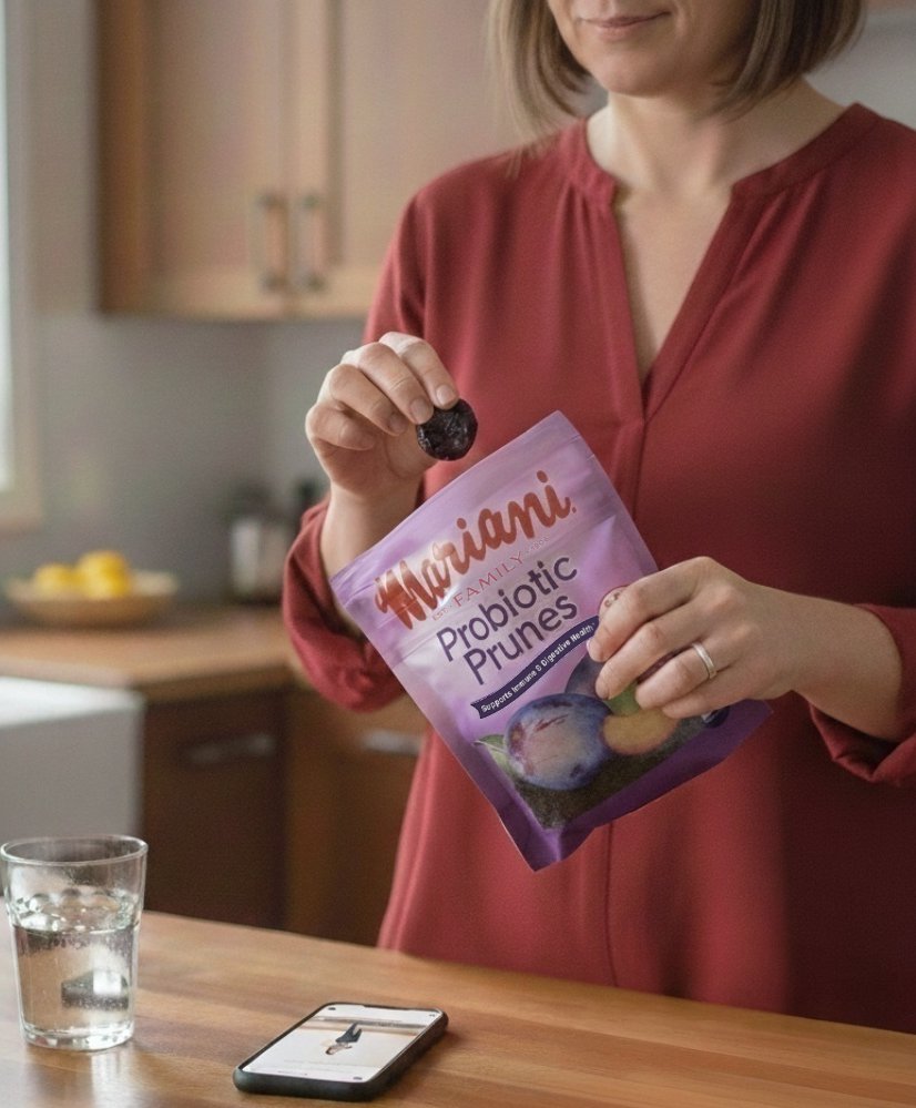 For a real January reset, here's a simple choice: Mariani Probiotic Prunes. The bag we reach for when we want real fruit - naturally sweet &amp; chewy, with #probiotics in the mix. 🤍

#TheGoodFruitFamily #ProbioticPrunes #DriedFruit #CaliforniaPrunes #PantryPower #PantryReset