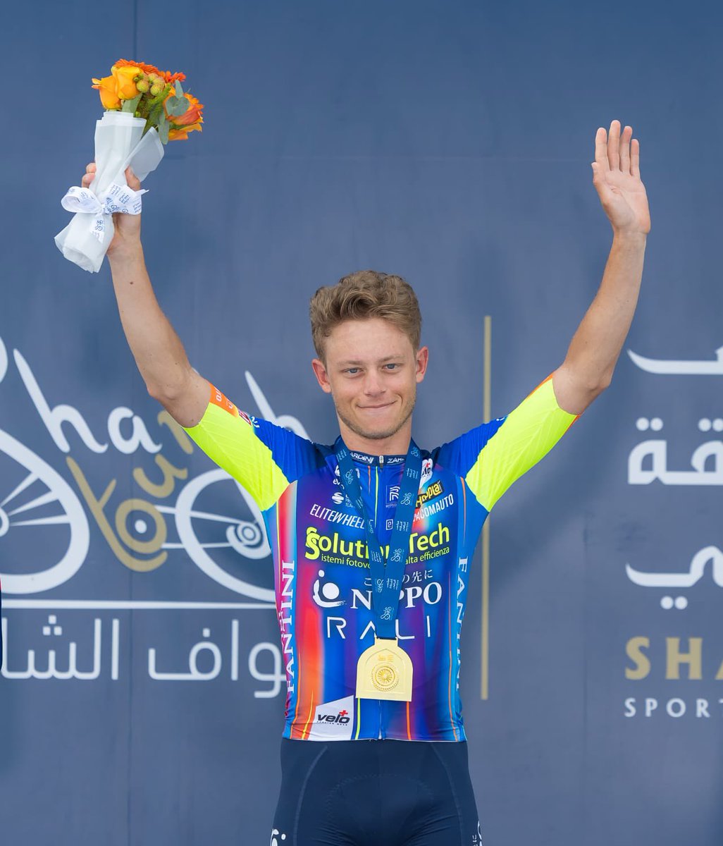 SolutionTechNR's tweet image. MATTEO FABBRO VINCE LA QUARTA TAPPA DEL TOUR OF SHARJAH 🏆

Grande giornata per il Team Solution Tech–NIPPO–Rali al Tour of Sharjah grazie alla vittoria di Matteo Fabbro nella tappa regina. Lo scalatore friulano si impone sull’ascesa finale verso Al Suhub, conquistando la prima…
