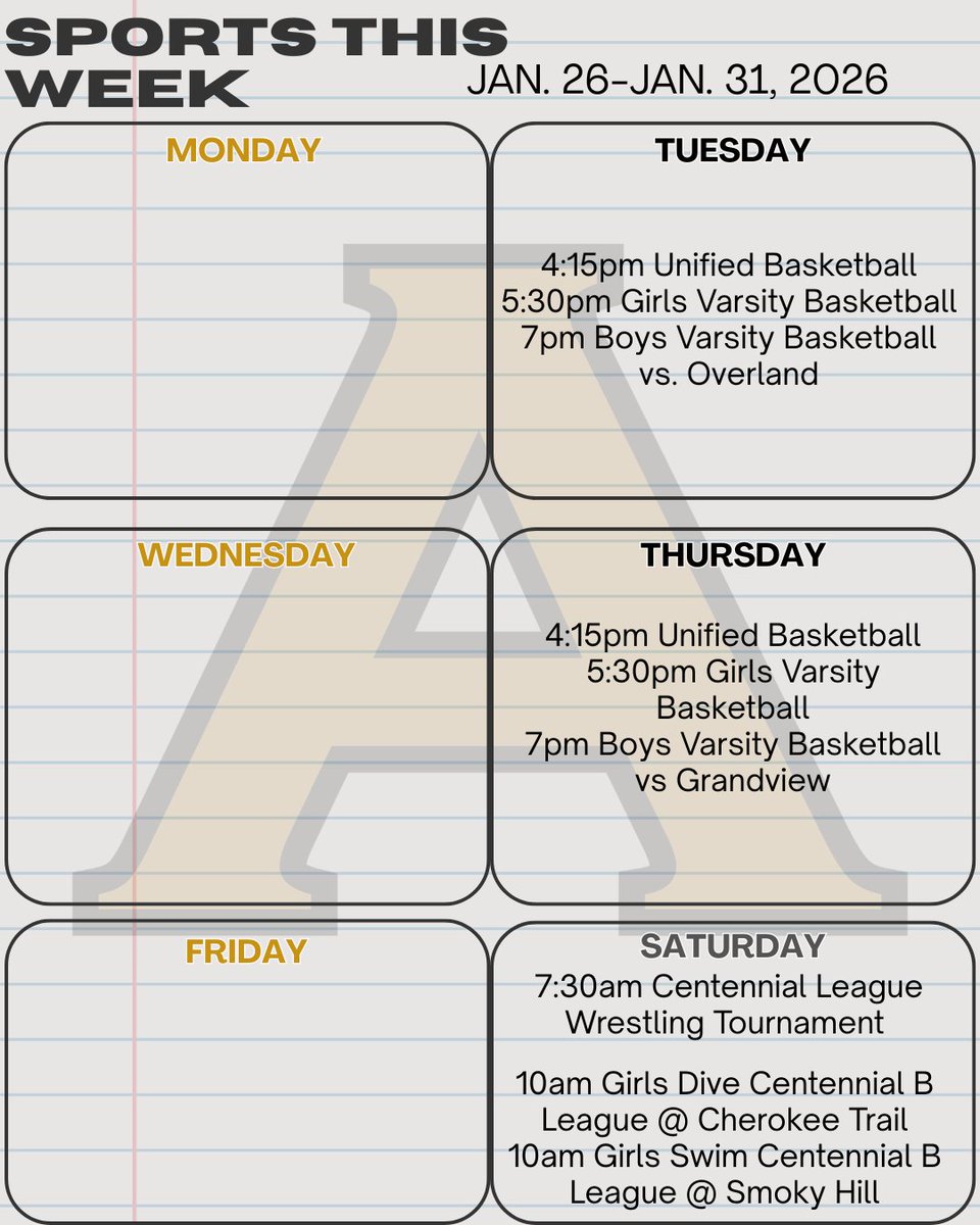 Arapahoe Athletics tweet media