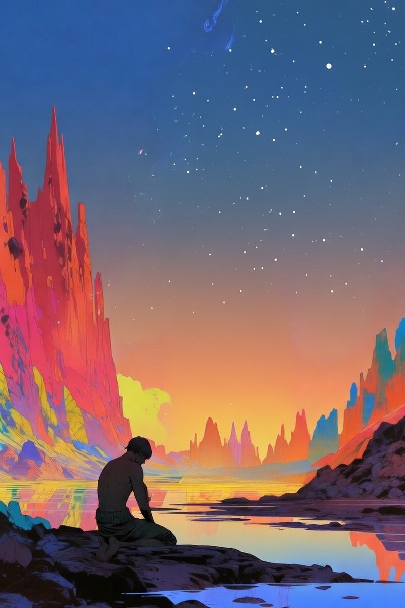 Random Things from Latent Space    
- empty &amp; full  -    
#AIイラスト #AIart #grok #digitalart