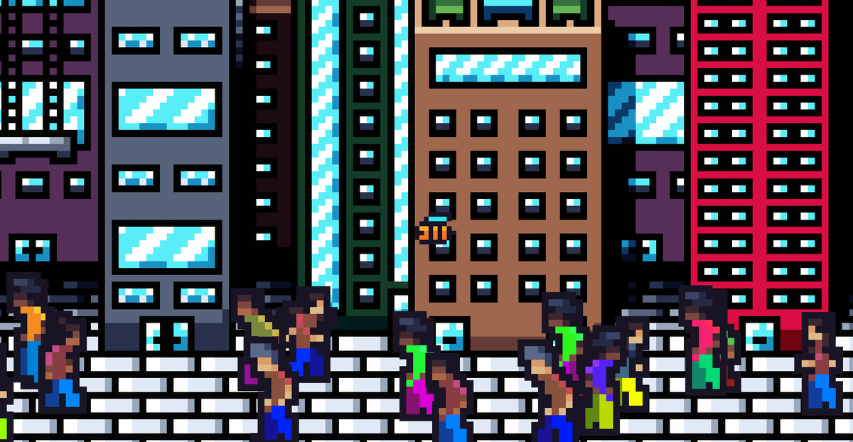 BChaoticGames's tweet photo. Even the difference between the 2021 and 2023 build of our bee game is crazy https://t.co/5U38eYWemS