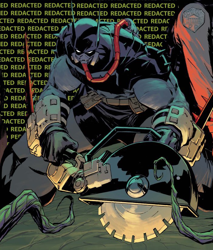 AbsoluteBatGal's tweet photo. CHAINSAW BAT-MAN!!!!!! https://t.co/SyUDHVVvvf