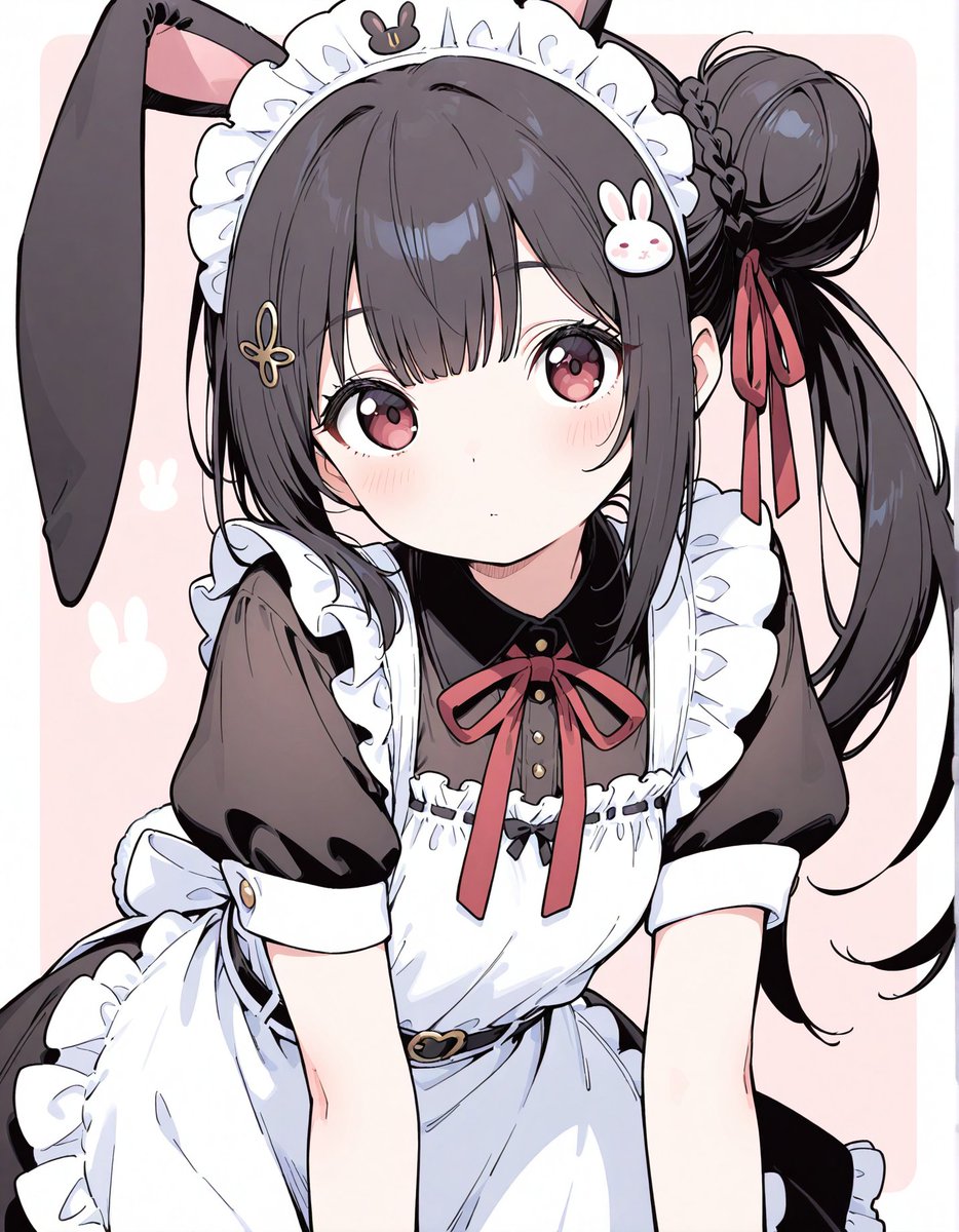 おはようございます🐰 今日もよろしくお願いします🐰🐇 #AIイラスト #AIart