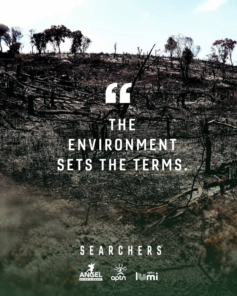 Burned ground. Unstable footing. 

In terrain like this, every decision is shaped by what the land allows.

Episode 4 airs Wednesday at 27PM ET on APTN
#Searchers #APTN