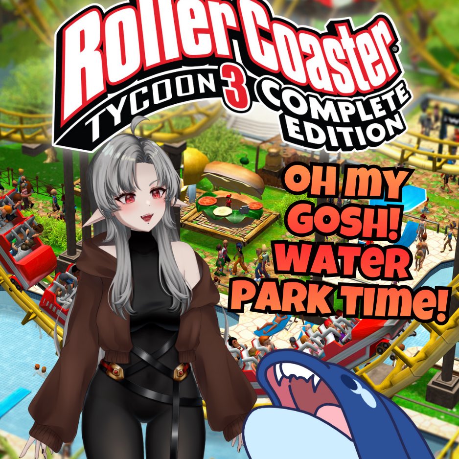 More Park Building🤭
#vtuber #twitchstreamer #fyp #RCT3 
twitch.tv/soypixxi
