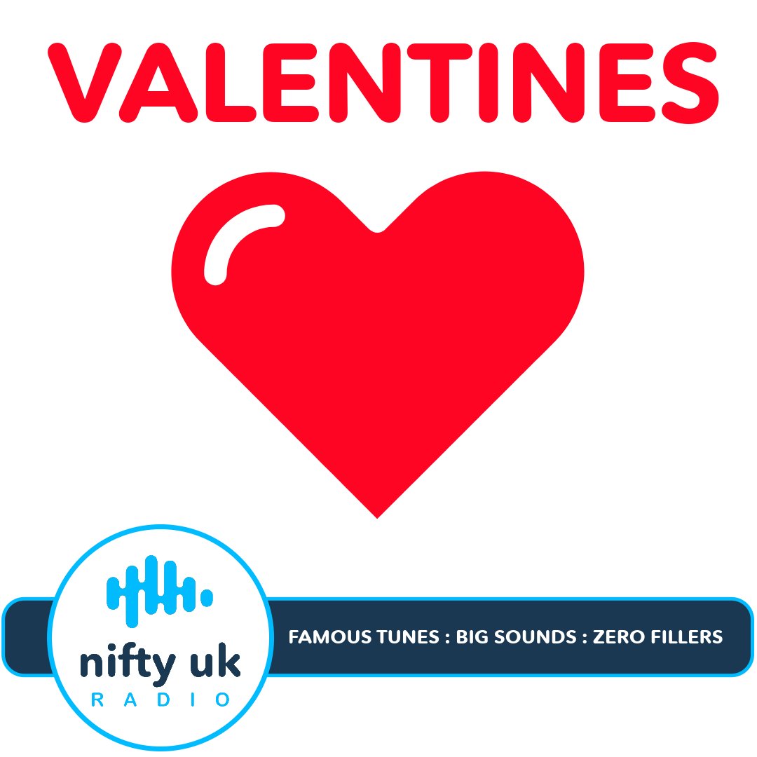 niftyukradio's tweet photo. 📷 Valentine's Day is just 2 weeks away and love is in the air! Do you want your special Valentine’s message read out on Nifty UK Radio this February 14th to that special person in your life? Head to https://t.co/kVGxYnlBhr , click the Contact Us link, and send it in! https://t.co/lE4pxnRcvf