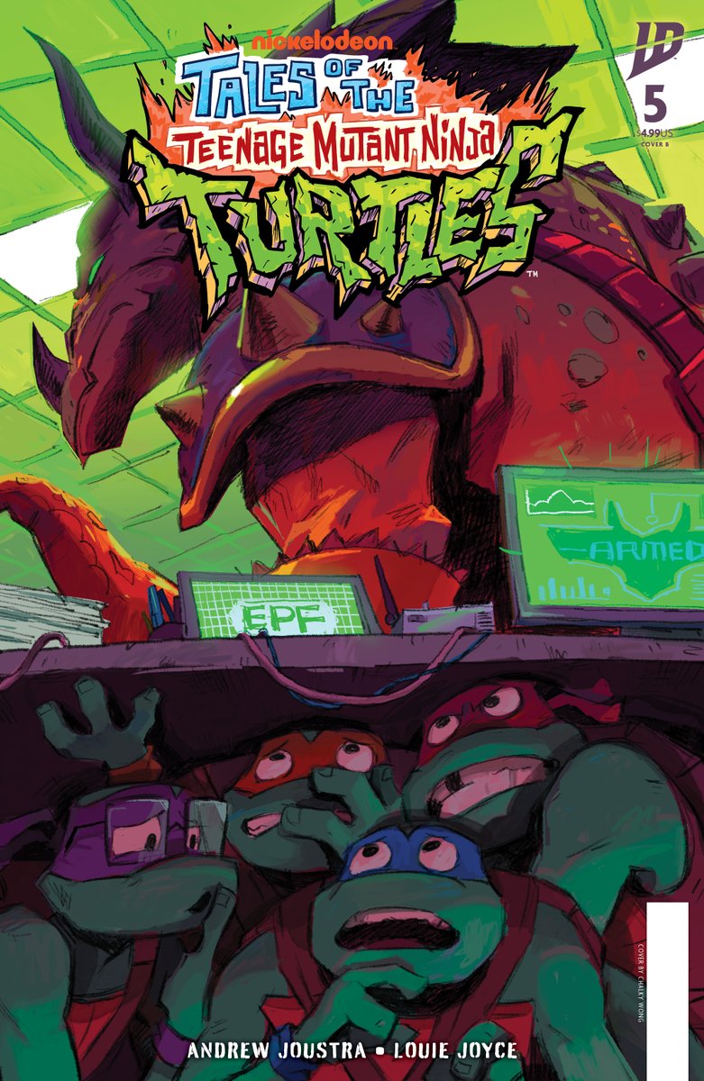 IDWPublishing's tweet image. Check out the covers for #Tales of the #TeenageMutantNinjaTurtles #5!

The E.P.F., Agent Blanque, Bishop, and Zog are closing in on our heroes.

Will the boys hunker down to defend their home and their new robot friend or take the fight to the enemy?

Preorder at comics shops!