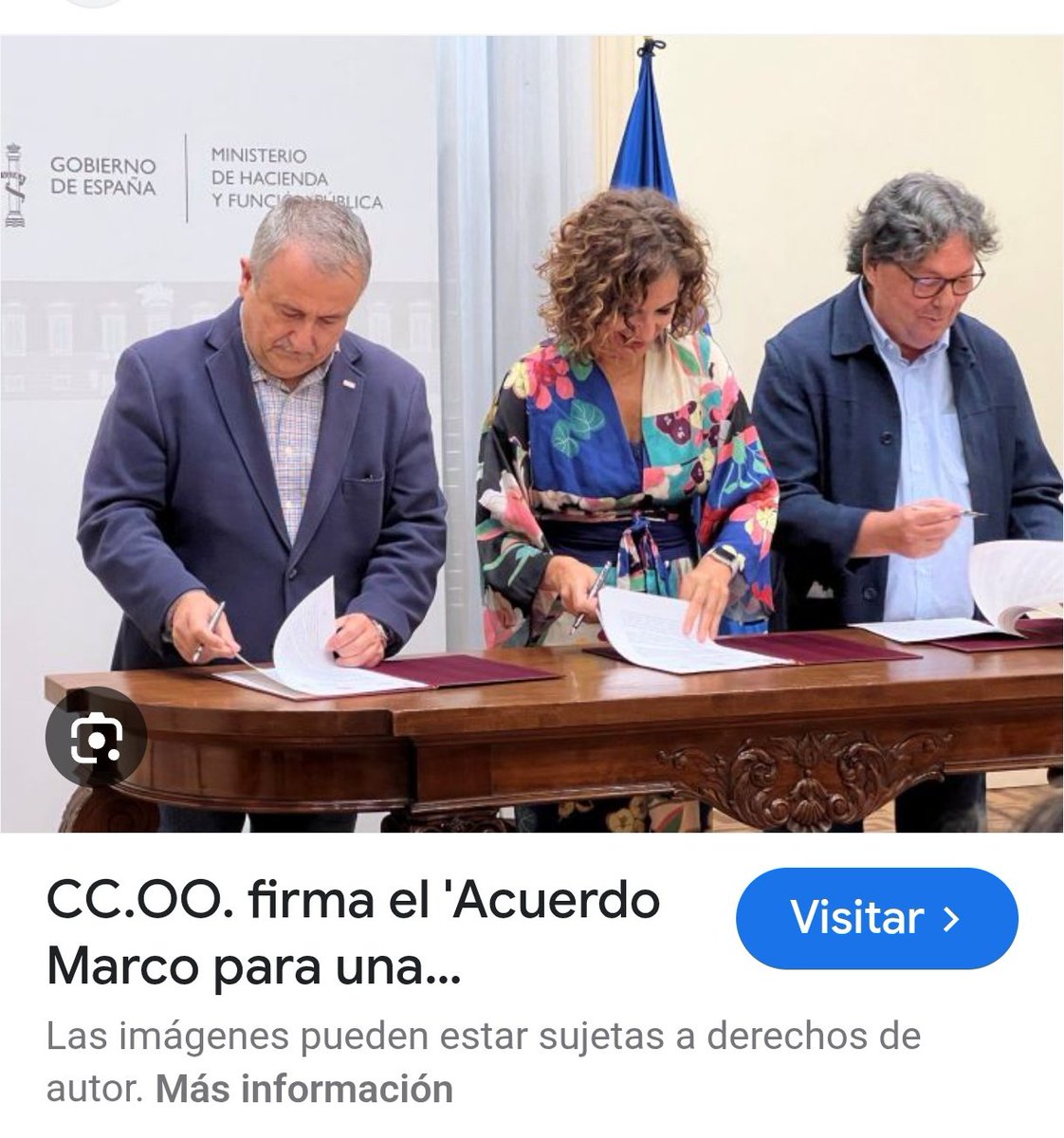 Que paso con el Acuerdo que firmasteis con M Jesús Montero?
#tcaefuncionesc1ya