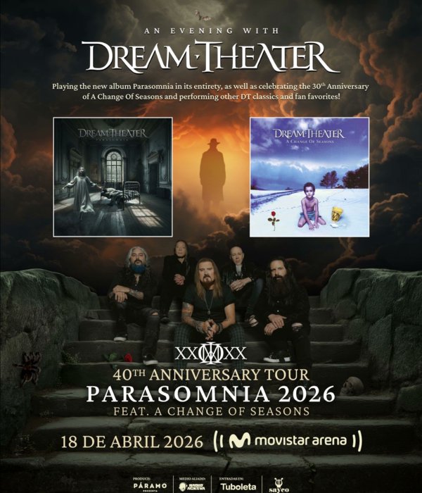 Dream Theater regresa a Bogotá como parte de su gira del 40° aniversario

laboratoriodelrock.com/dream-theater-…