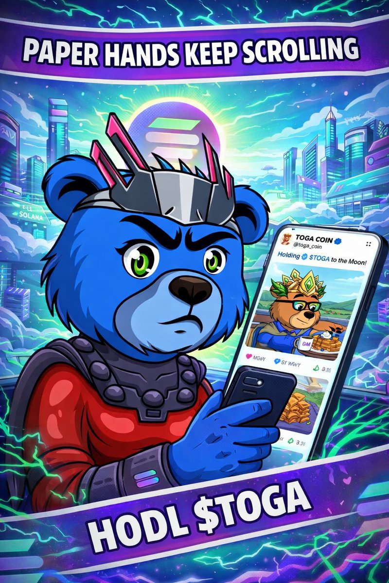 diamondhands's tweet image. Paper hands keep scrolling ✋📱
💎🐾Diamond paws hodl $TOGA 💎🐾