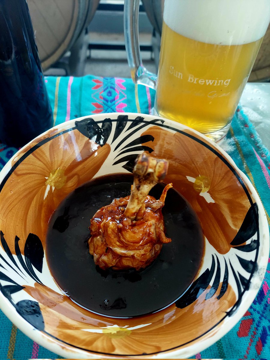 sunbrewingco's tweet photo. Saison de Membrillo!!  ..paired excellently with my Lollipop.  This international gold winning beer will be making a comeback and it'll be on my taps for the regrand opening ❤️

  It's almost February and my goodies are coming soon, Ladies and Gentlemen mark it down, please 🙏 https://t.co/qQIuMaiEjC