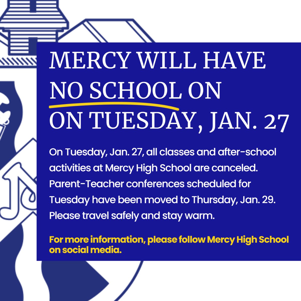 Mercy High School tweet media