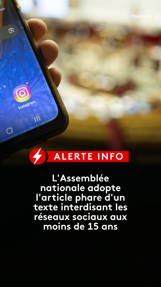franceinfo's tweet image. ALERTE INFO - Le texte dans son ensemble doit encore être adopté un peu plus tard dans la soirée.
➡️ l.franceinfo.fr/rw6