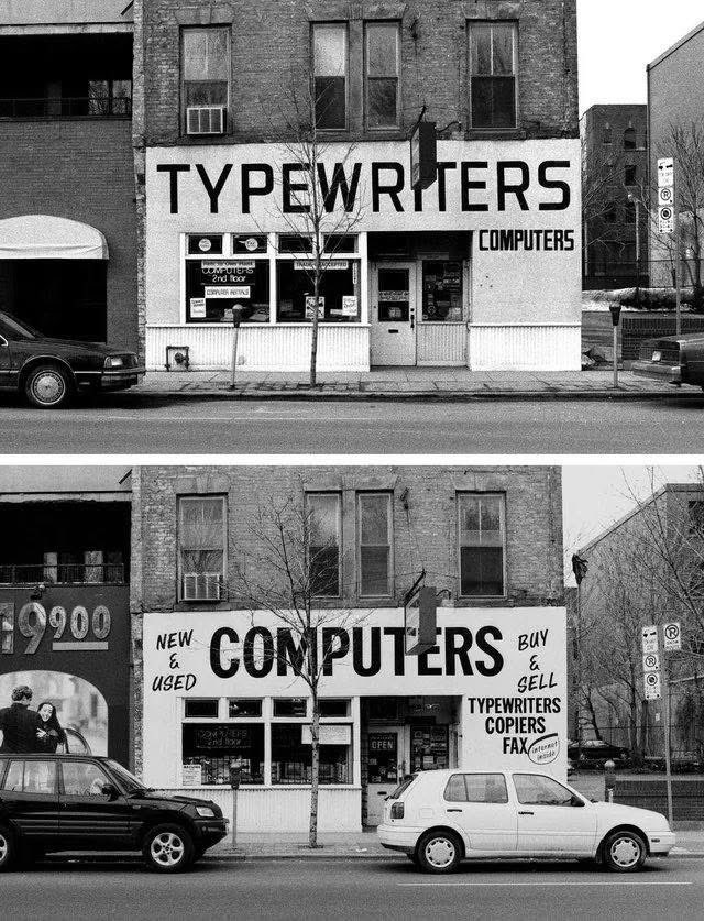 ComputerLove_'s tweet image. How 10 years can change everything. (1989 and 1998)