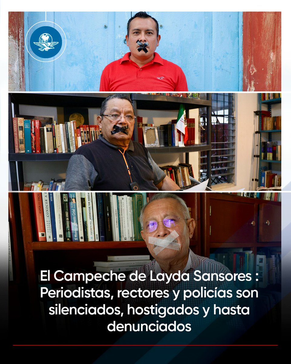 🔴 Periodistas de Campeche aseguran que, bajo el gobierno de Layda Sansores, desaparecieron los únicos cinco medios impresos que existían en la entidad: Tribuna, Crónica, El Sur, Expreso y Novedades, a los que fue atacando y censurando hasta lograr su extinción.